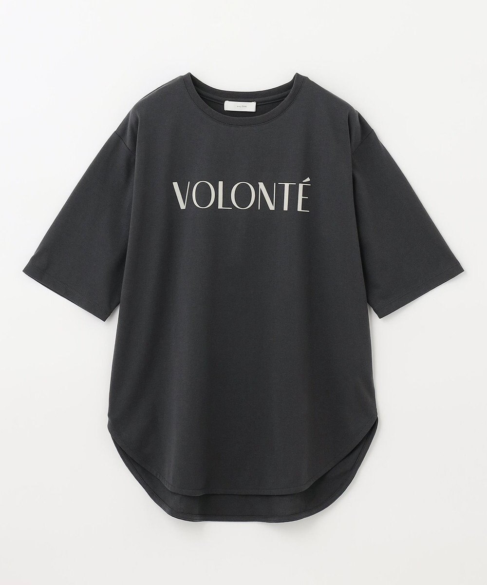 ANY L 【洗える】フロッキーロゴ Tシャツ 