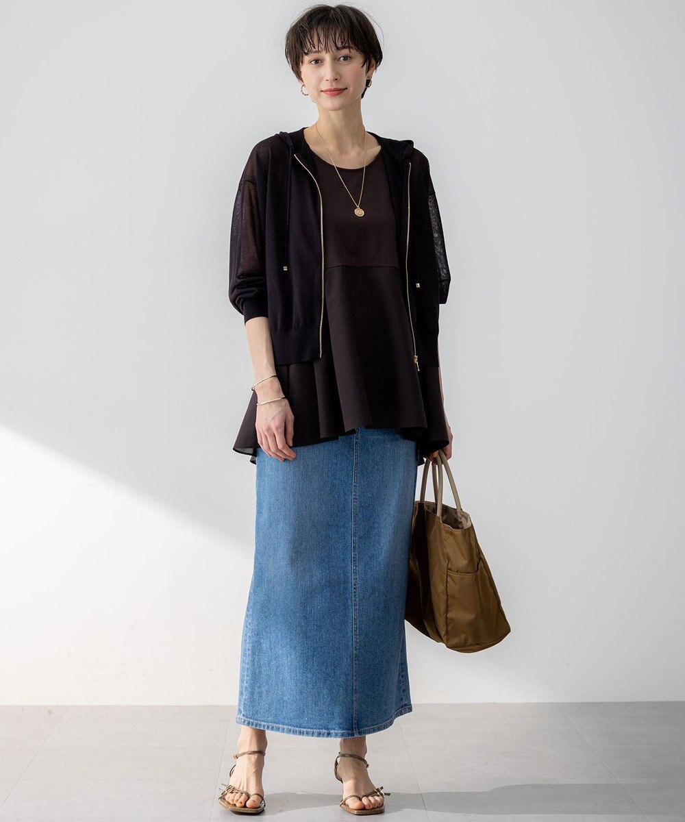 23区 【Oggi3月号掲載/新色追加/洗える】23区DENIM ストレッチ デニムスカート 