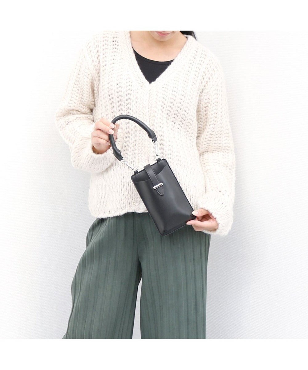 UNBILLION カシュカシュ cachecache / スマホショルダー付きラウンドショルダーバッグ 