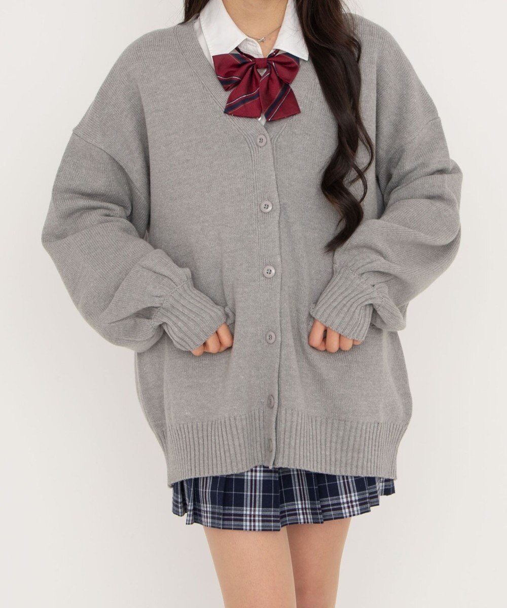 WEGO 【SCHOOLITEM】ニットカーディガン 