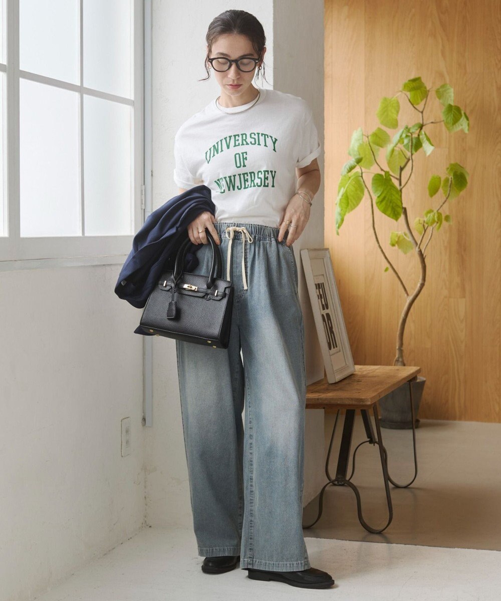 WEGO 【ANGIE VINTAGE】カレッジロゴプリントTee 