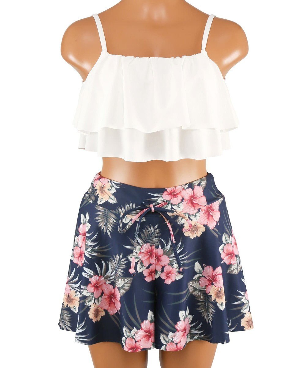 San-ai Resort（三愛水着楽園） 【SALE】フリルトップス３点セット　9M　【San-ai Resort（サンアイリゾート）】 