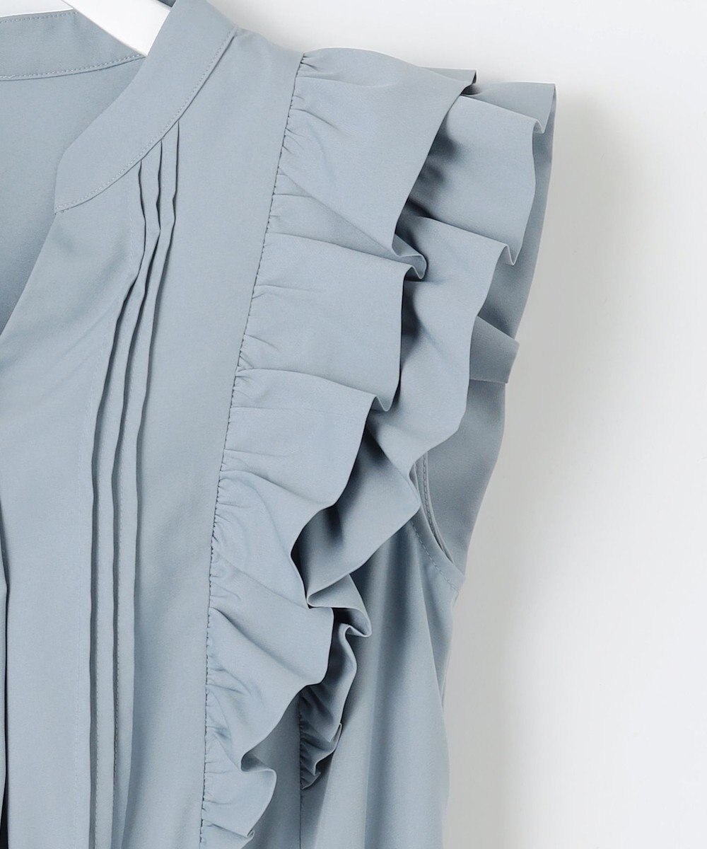 Feroux ショルダーフリルティアード ワンピース 