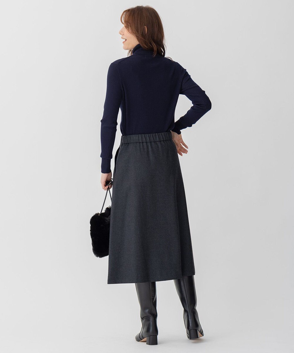 自由区 【洗える】CARIAGGI スーパーエクストラファインメリノ インナーニット 