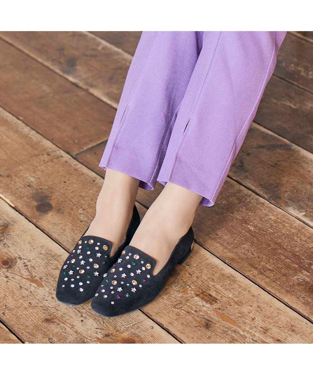 MODE ET JACOMO <MODE ET JACOMO>ラインストーンオペラシューズ 