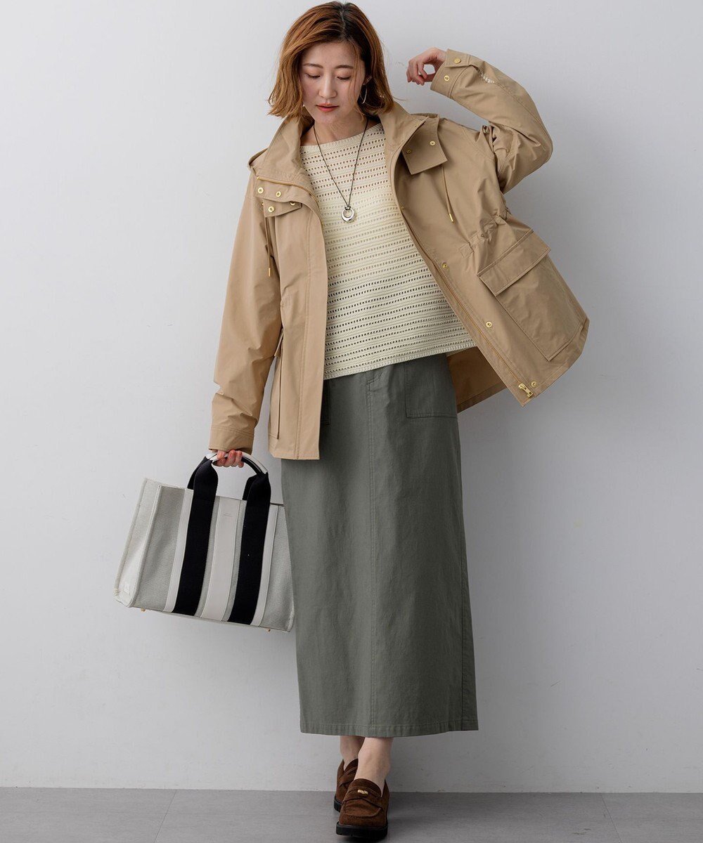 23区 【先行予約】コットンギマ ボートネック ニット 