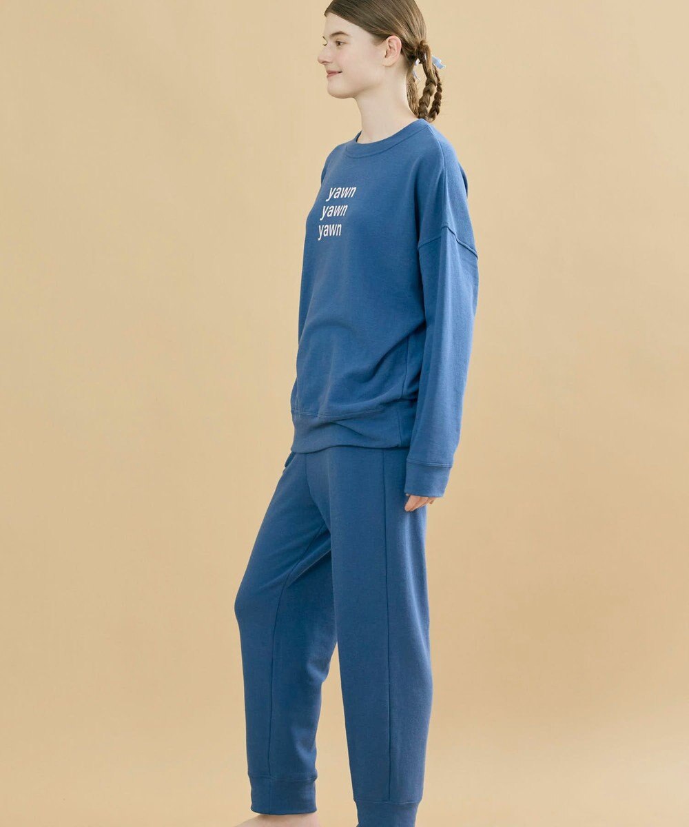 une nana cool 【綿混】あくびのお嬢さんのなめらか裏毛プルオーバー 