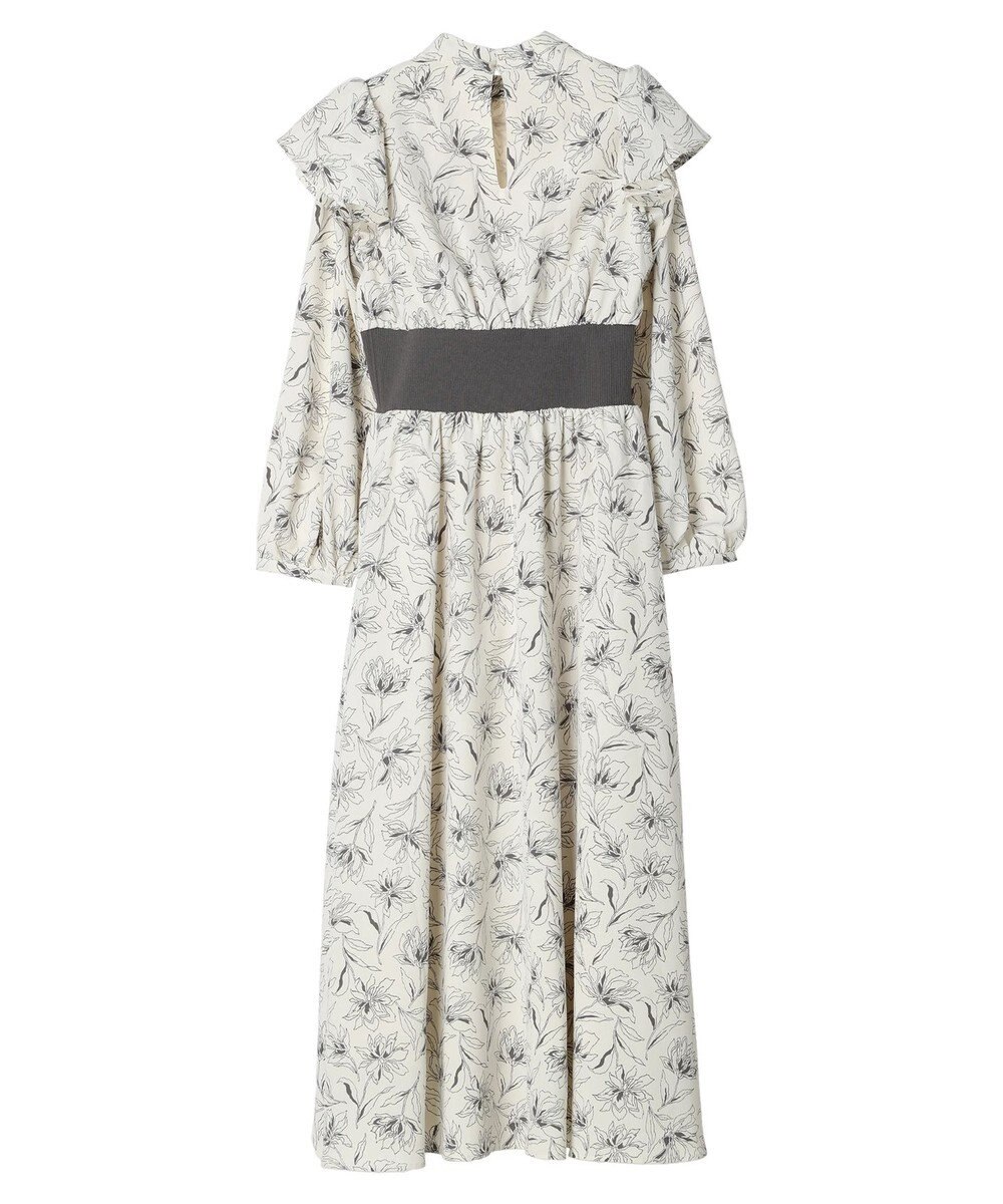 earth music&ecology リブドッキングフラワーワンピース 