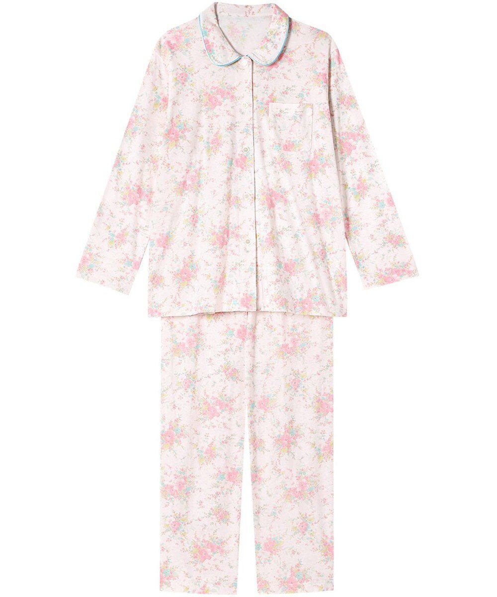 Wing パジャマ 綿100%(本体) 長袖 長ズボン レディース EP7050 ウイング／ワコール 