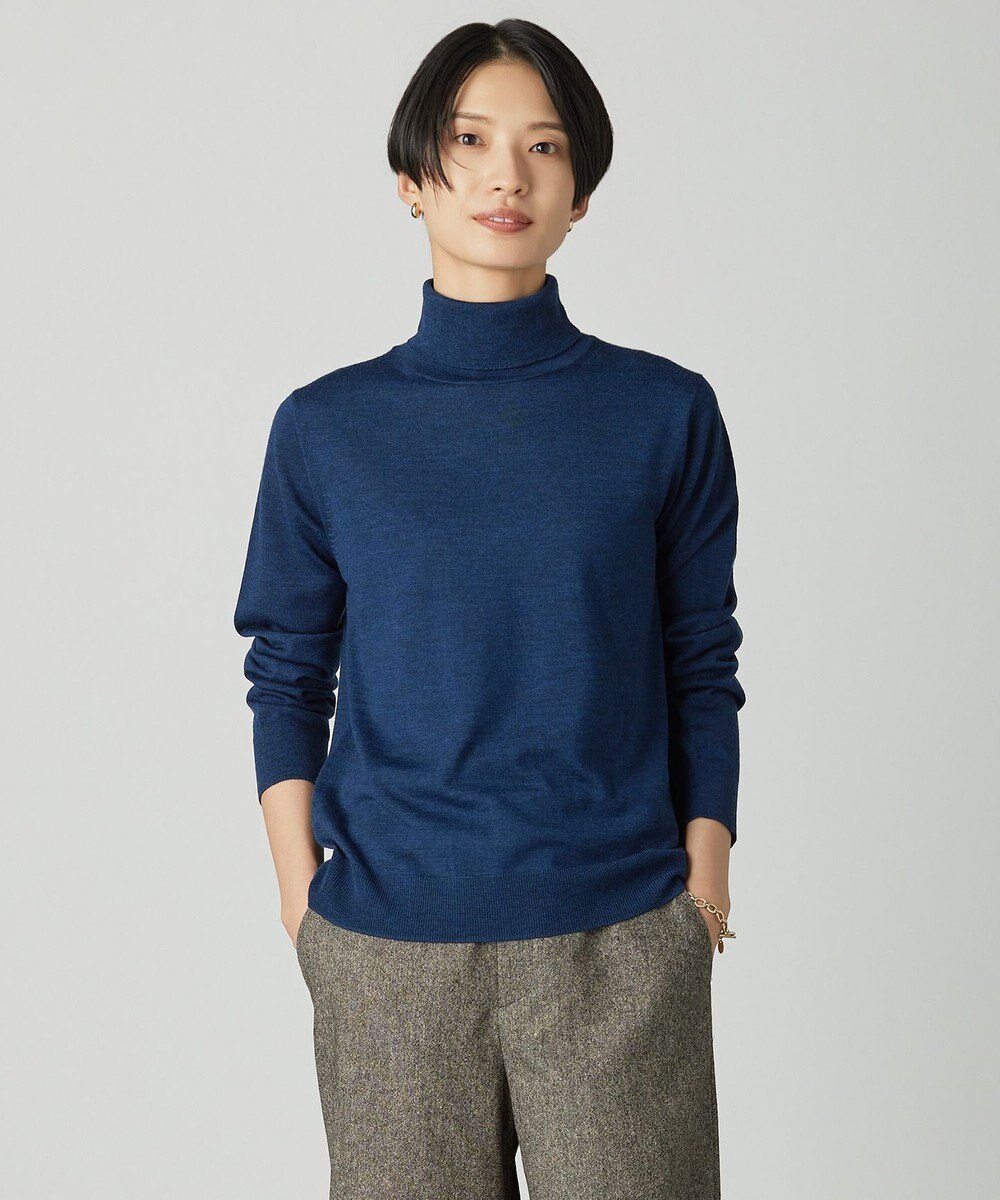 J.PRESS LADIES PURE WOOL タートルネック ニット 