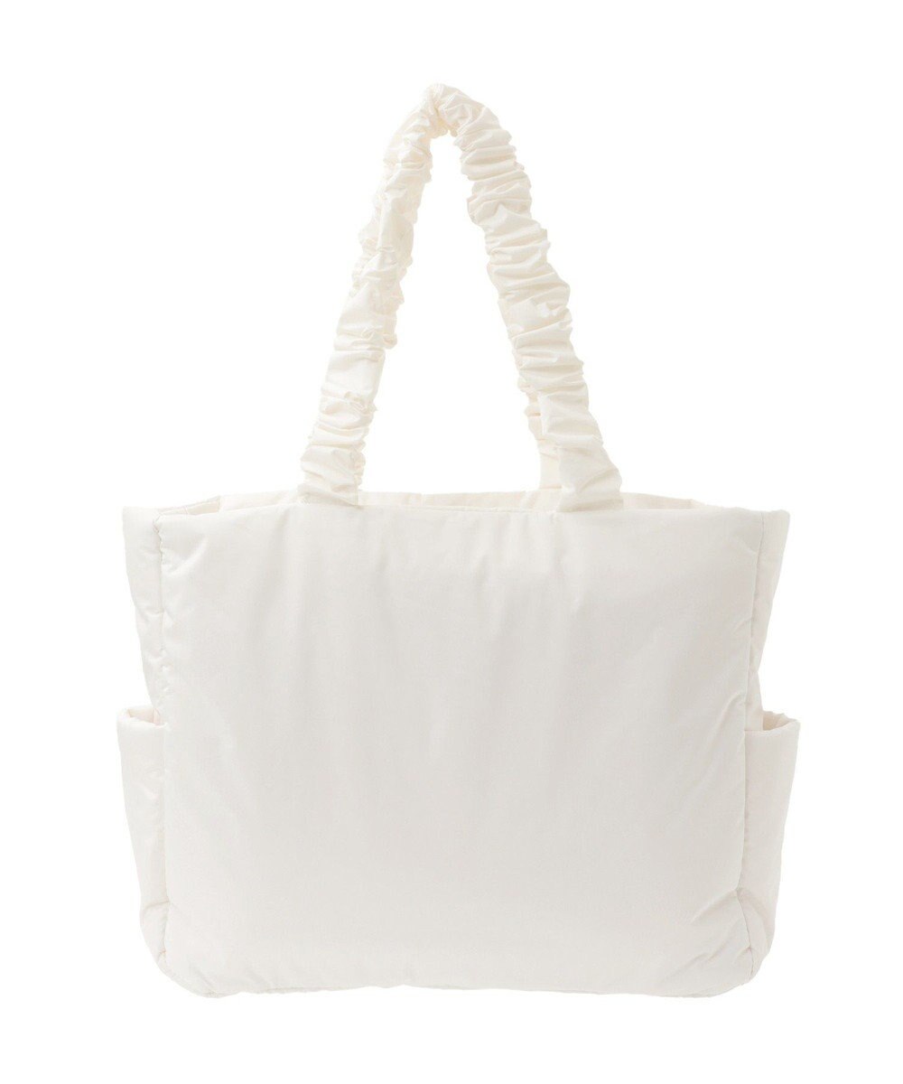 Maison de FLEUR リボン刺繍パファートートバッグ 