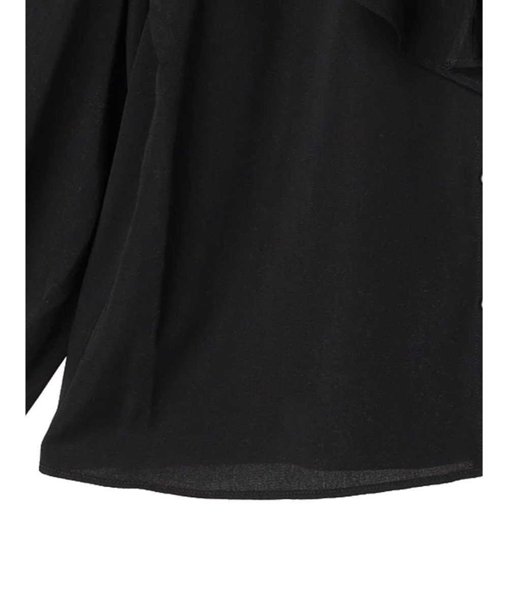 earth music&ecology ラッフルカラーブラウス 