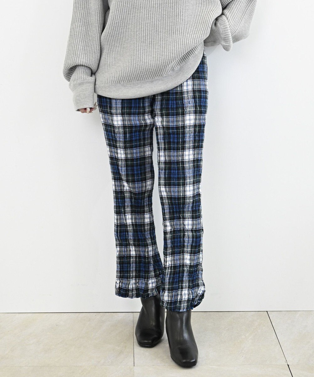 crêprie tsumori chisato creperie LONG PANTS -TARTAN CHECK  クレプリ タータンチェック ロングパンツ 