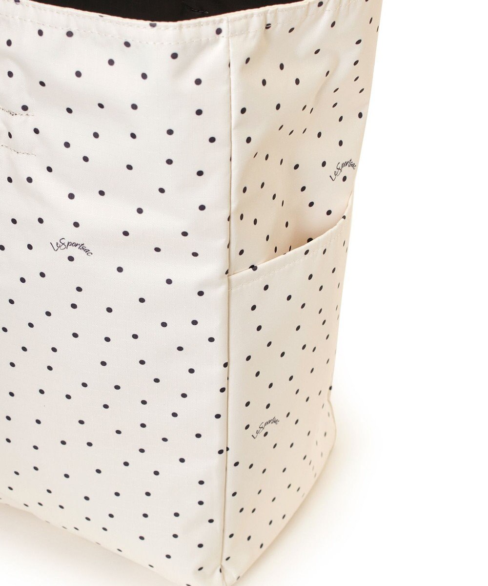 LeSportsac LARGE 2 WAY TOTE/2ウェイサンダー/アイボリードッツ 