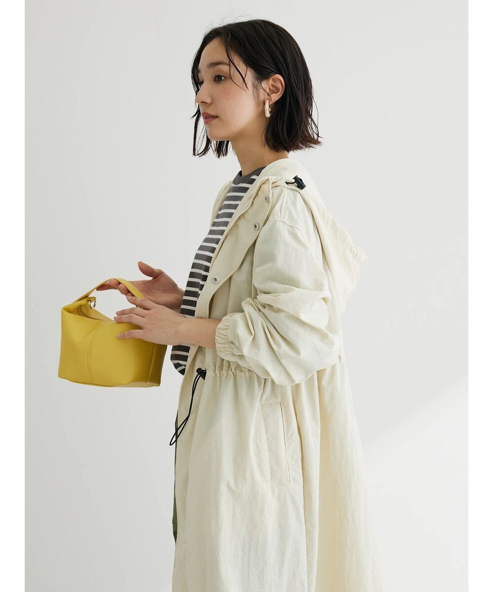 Green Parks フーデットロングコート 