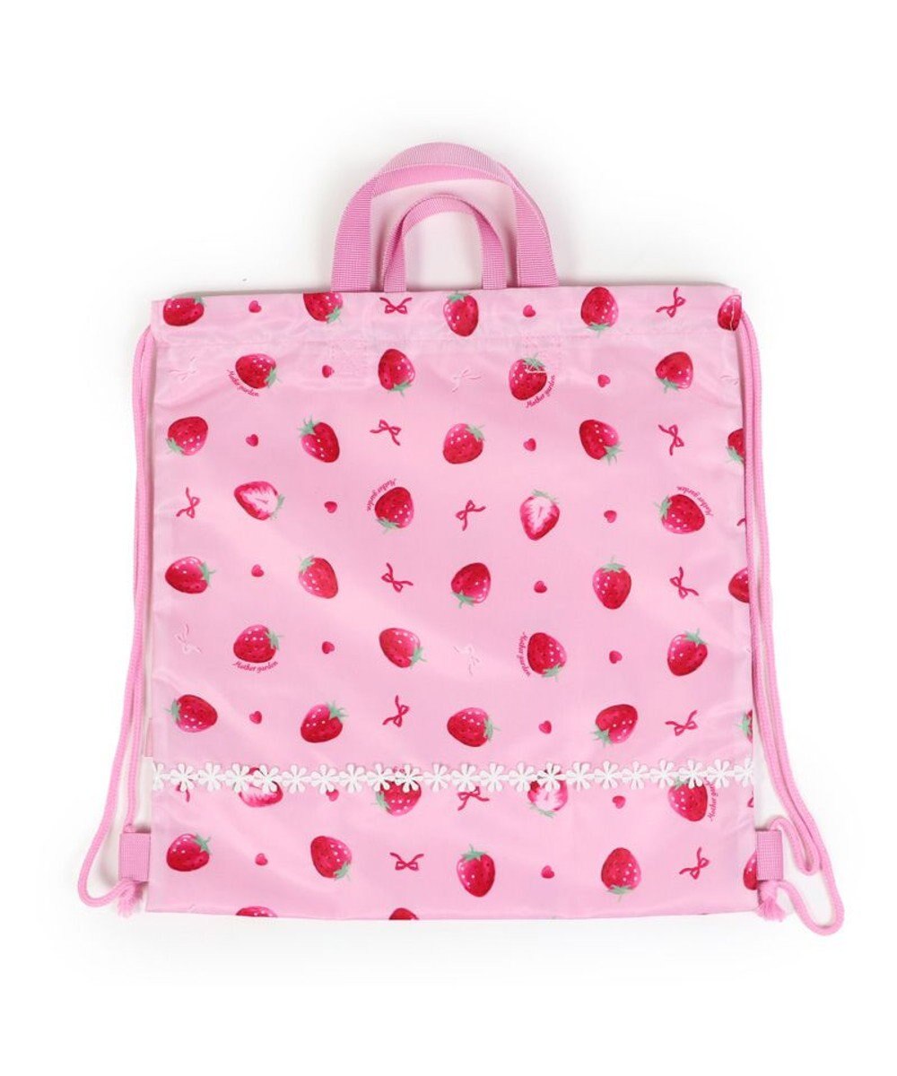 Mother garden マザーガーデン 野いちご お着替え巾着 《いちご柄》 