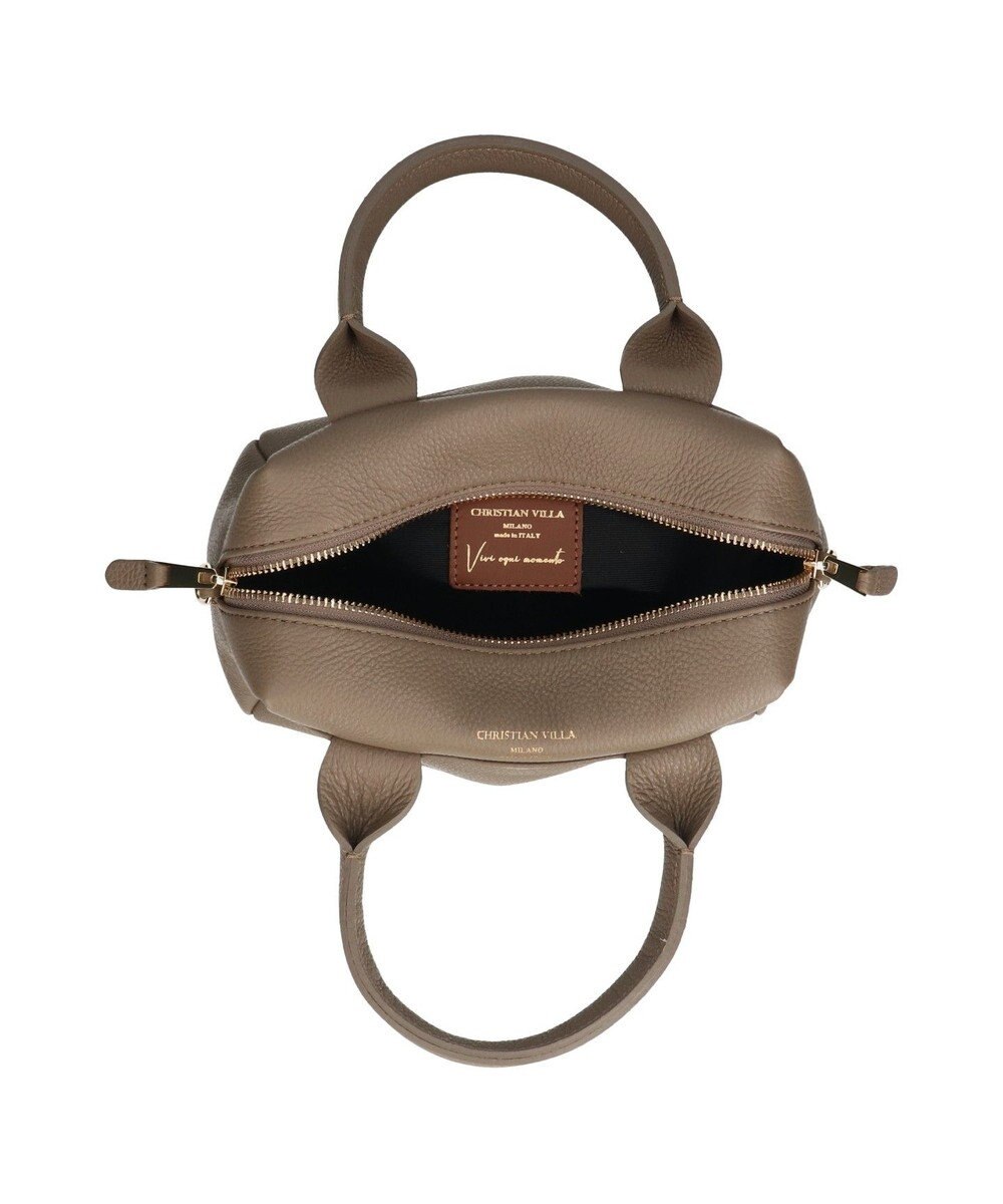 INTER-CHAUSSURES 【CHRISTIAN VILLA】ベーシックレザーハンドバッグ 
