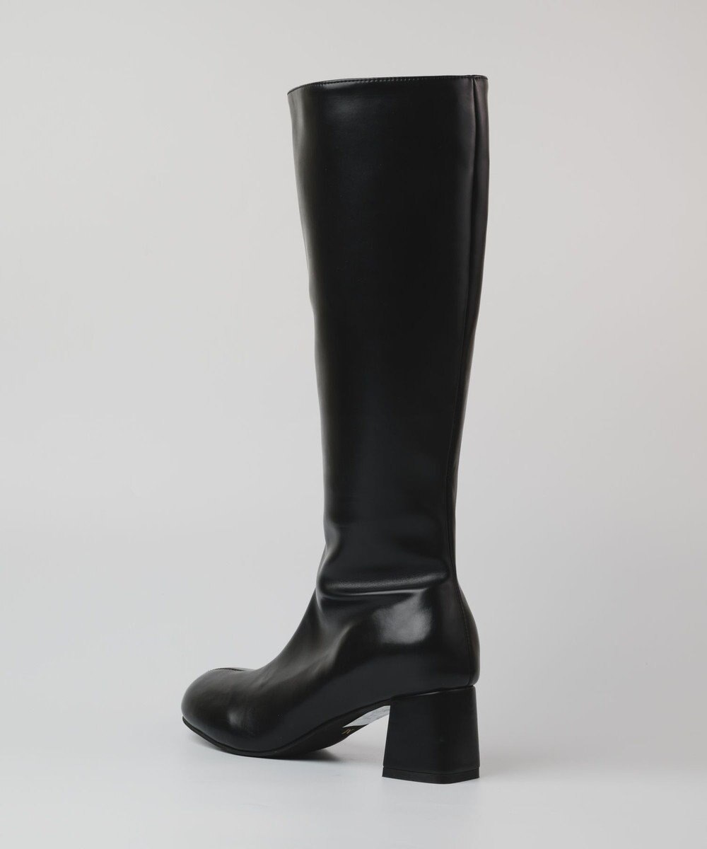 BONTRE 【PRECIEUX JOUET/プレシュウジュエ】オブリークジップロングブーツ 