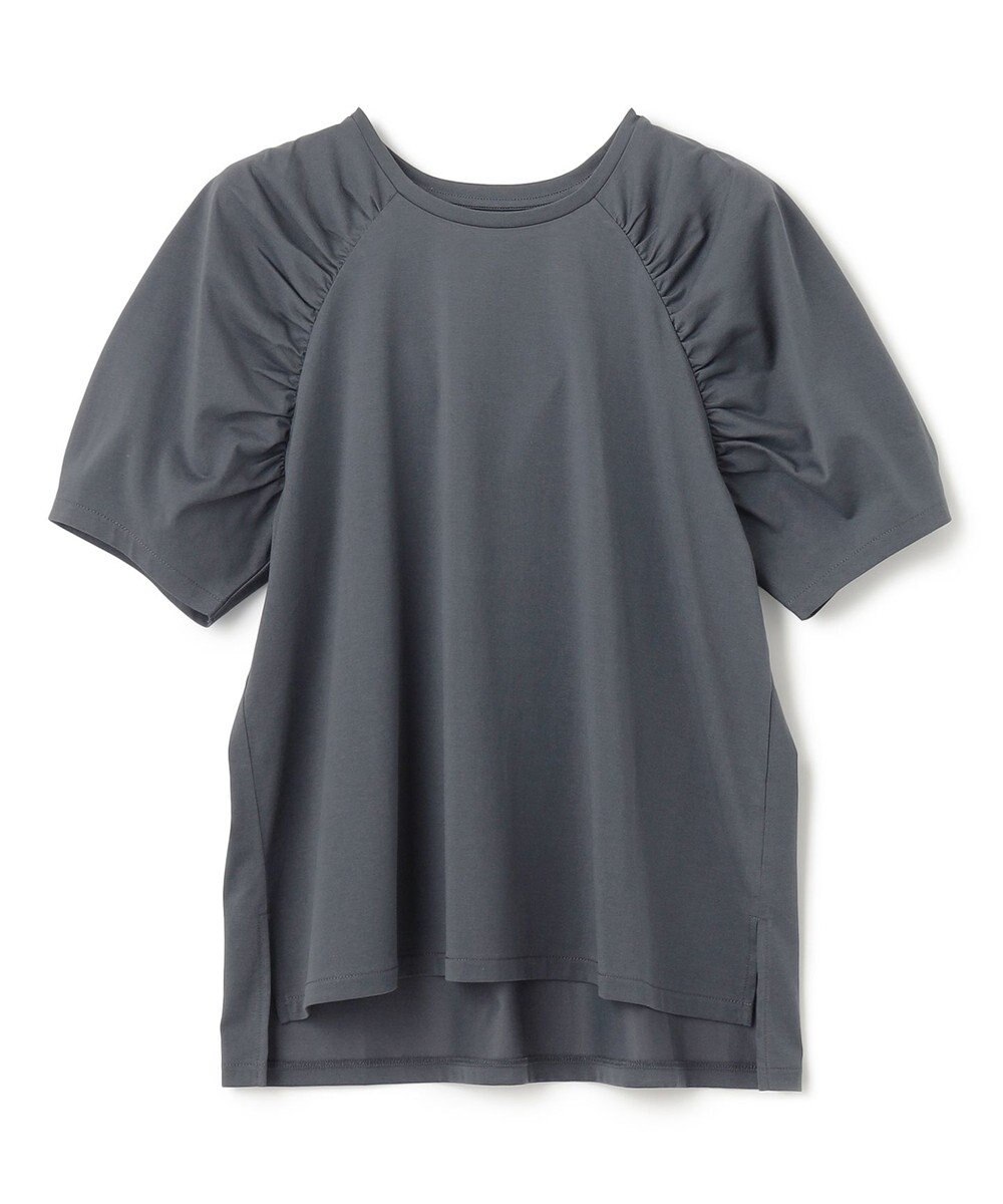 UNFILO ショルダーギャザーT 