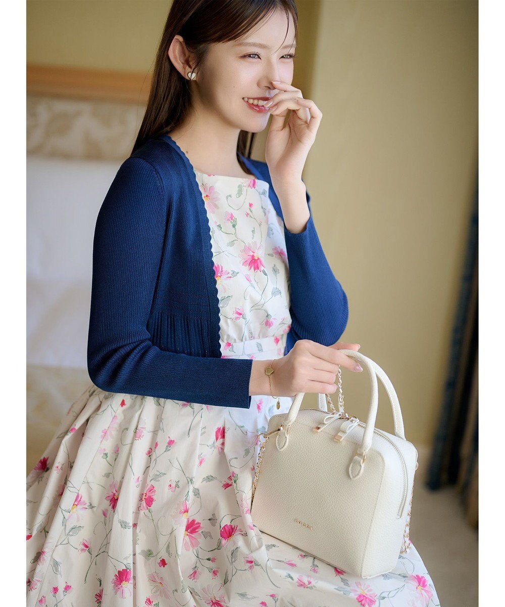 TOCCA 【宮本茉由さん着用】ECLAT CARRE LEATHERBAG レザーバッグ 