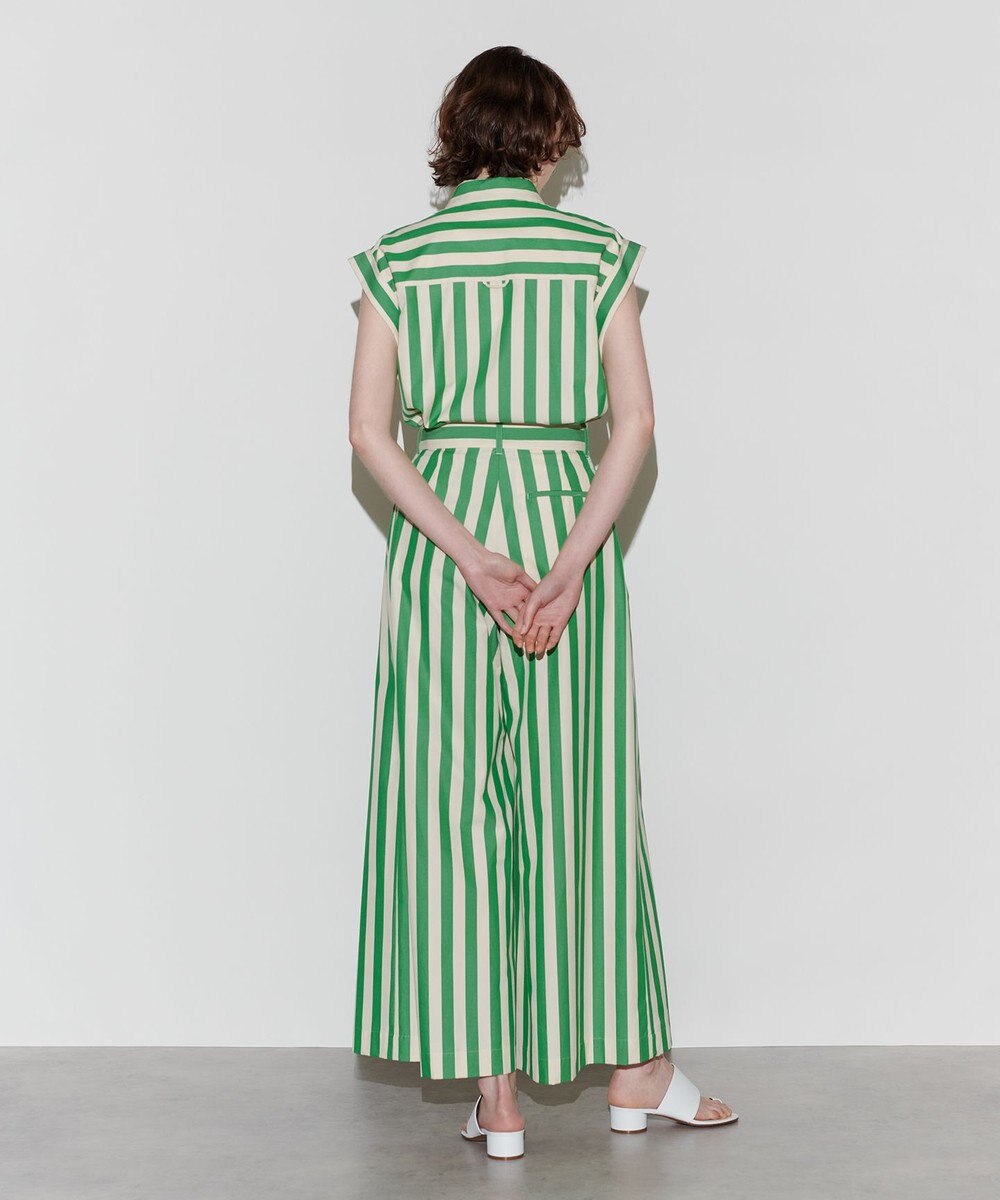 NAVE 【Nave 　洗える】ワイドストライプ ブラウス 