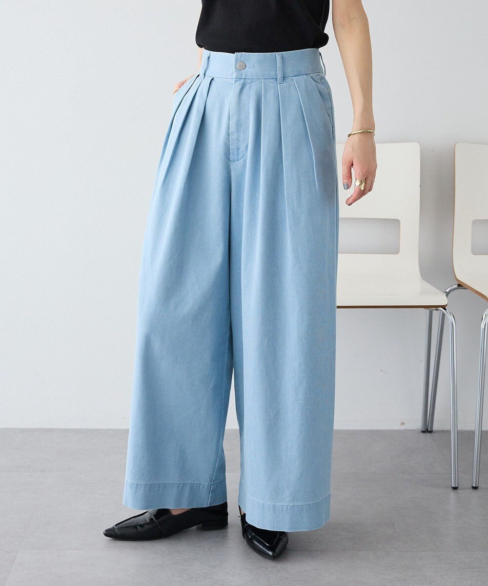 CRAFT STANDARD BOUTIQUE 3タックデニムパンツ 