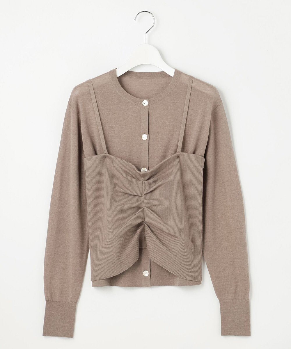 23区 L 【エステータ】ビスチェカーディガン 