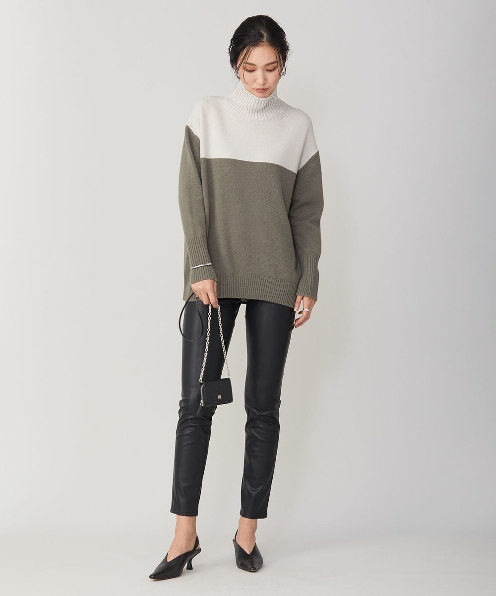 ICB 【新色追加・WEB限定カラーあり】 ソフトカシミヤミックス ハイネックニット 