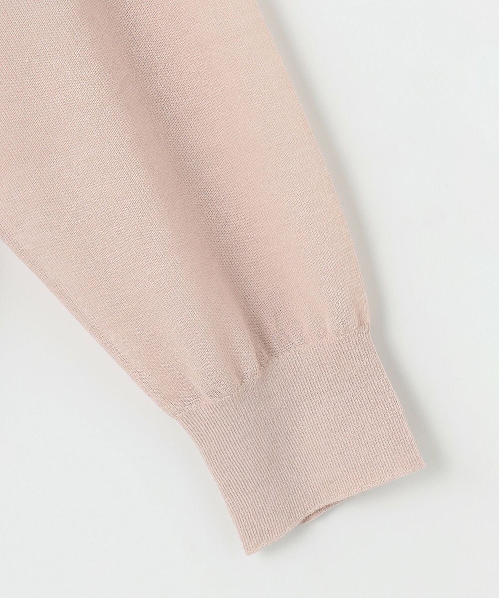 J.PRESS LADIES S 【洗える】LINEN MIX SHEER Vネック カーディガン 