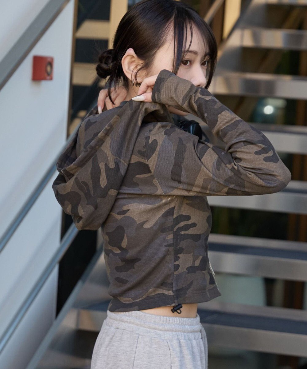 WEGO リブジップパーカー 