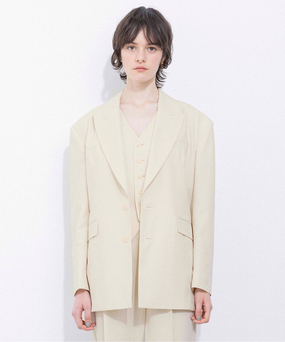 NAVE 【Nave・セットアップ可】ウールポリエステルツイルベスト 