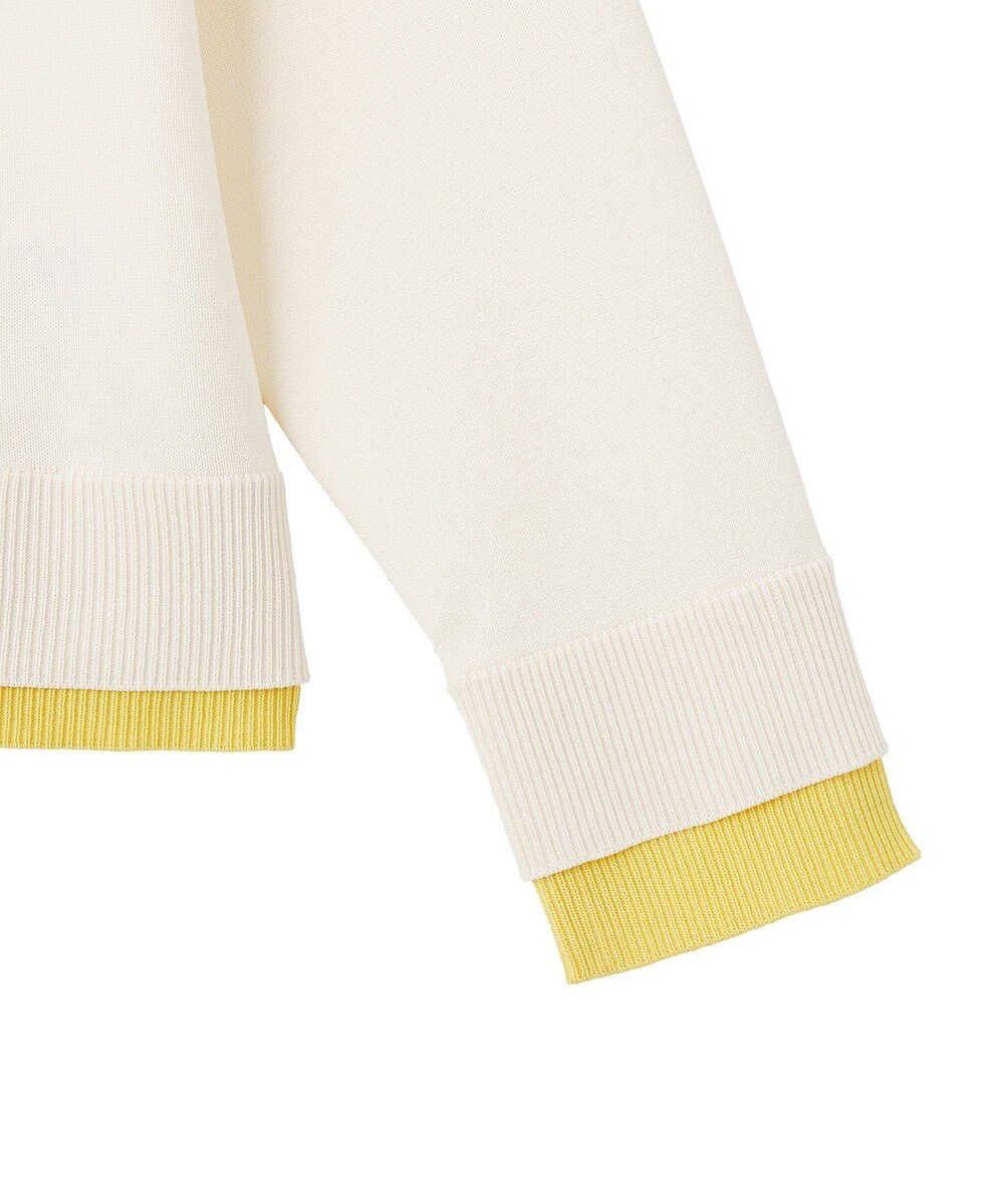 Green Parks ヘンリーネックレイヤードニットプルオーバー 