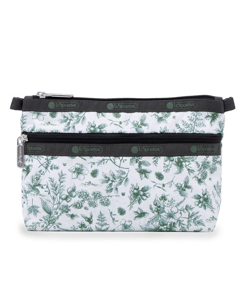 LeSportsac COSMETIC CLUTCH/オリーブホリデートワルドジュイ オリーブホリデートワルドジュイ