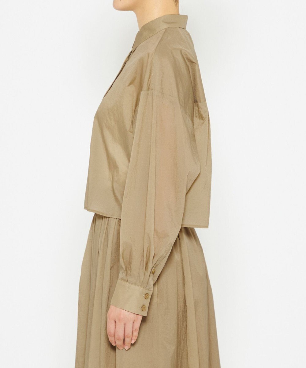 uncrave 【撥水・洗濯機洗い可】シアープルーフナイロン シャツブラウス（uncrave STANDARD） 