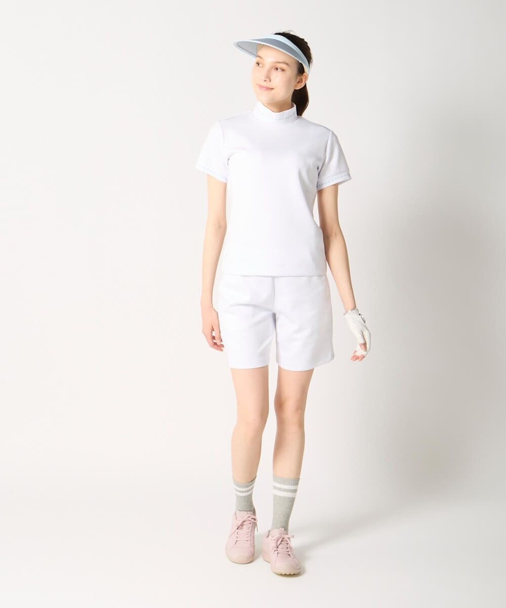 FILA GOLF／marie claire 【Marie claire sports】モックネックシャツ 