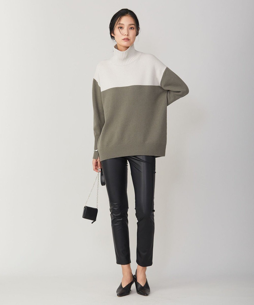 ICB L 【新色追加・WEB限定カラーあり】 ソフトカシミヤミックス ハイネックニット 