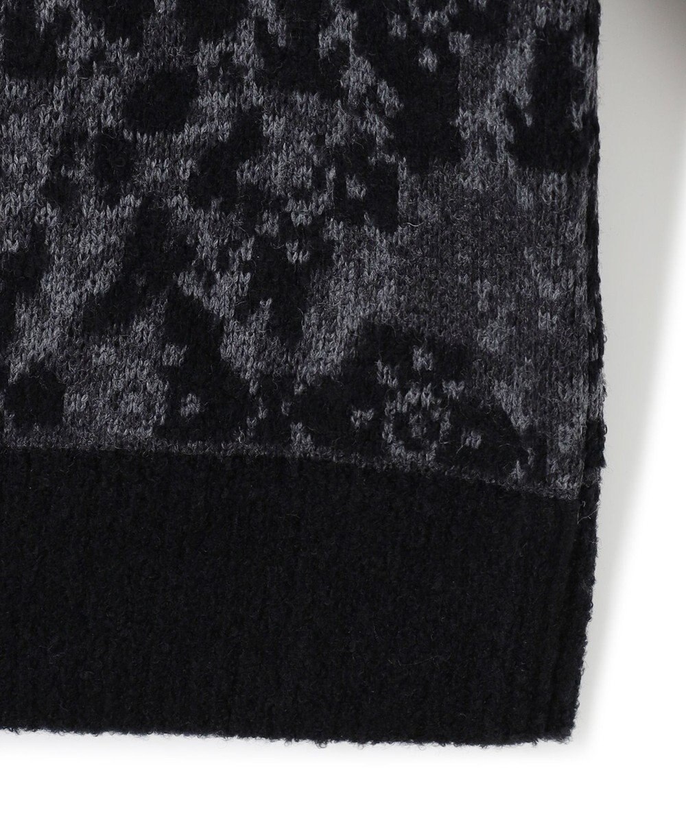 JOSEPH HOMME オーナメントブークレ　クルーネックニット 