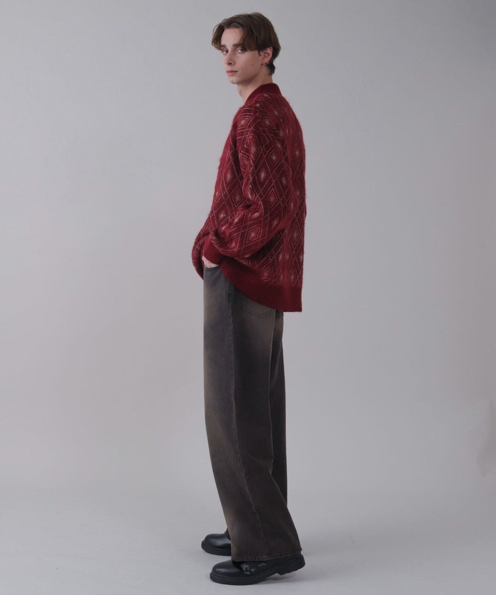 WEGO 【ユニセックス着用ITEM】アーガイルニットポロ 