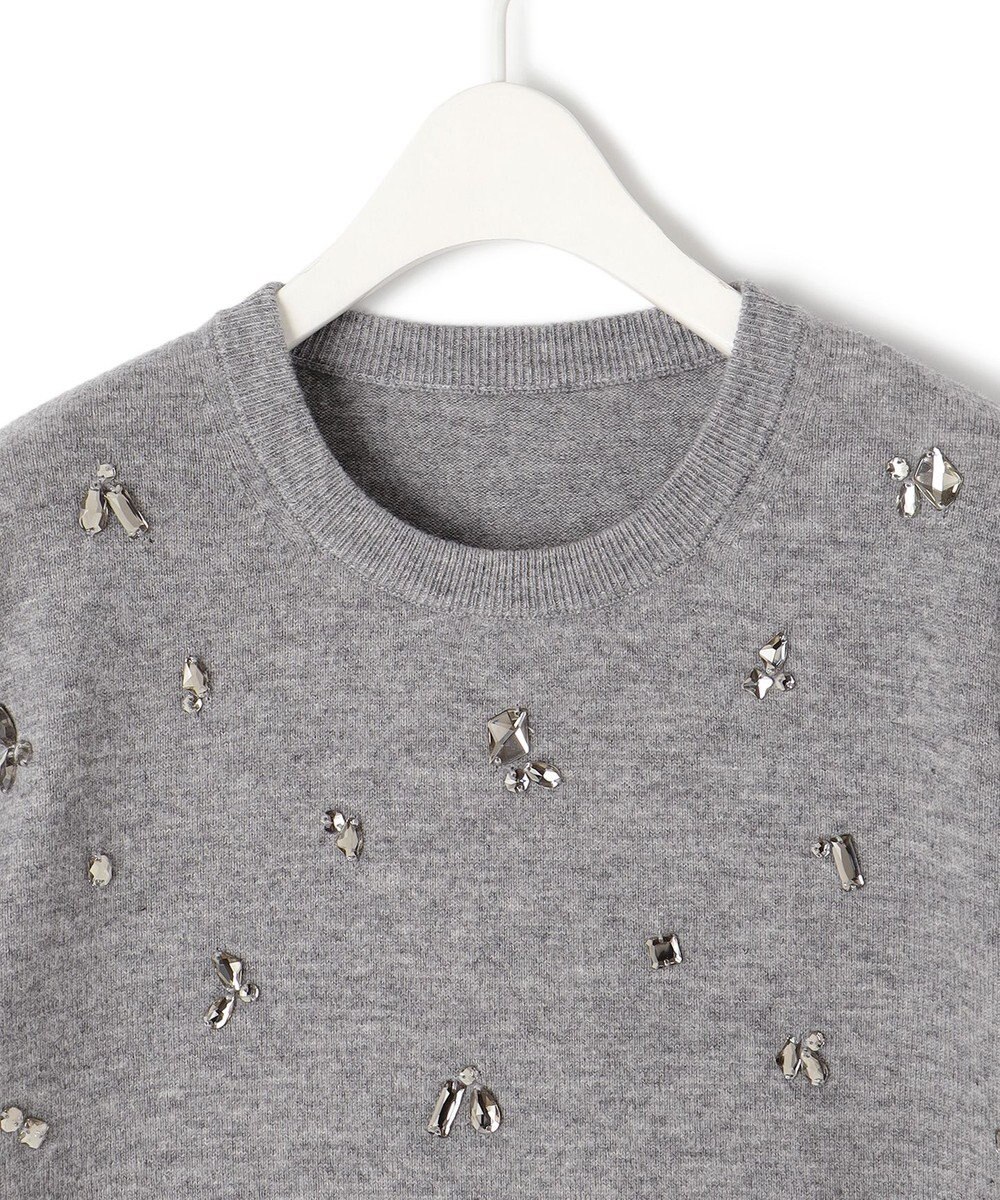 ICB 【洗える】 ジュエルニットプルオーバー 