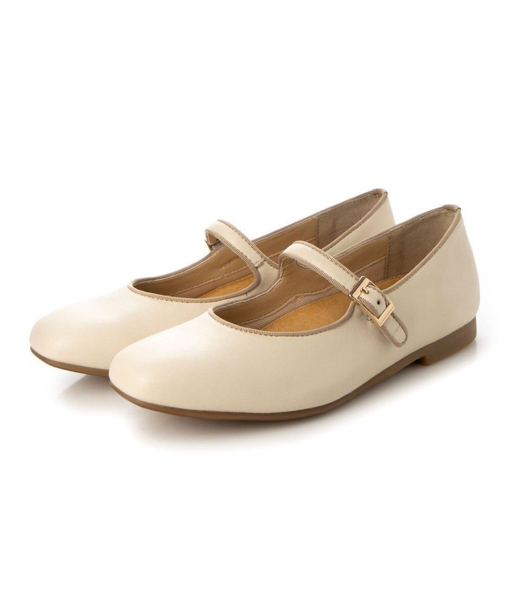 ing <ing>【WEB限定】ストラップフラットシューズ 