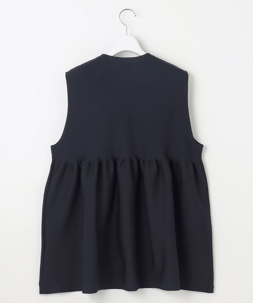 自由区 【洗える】パールディティールニット ジレ 