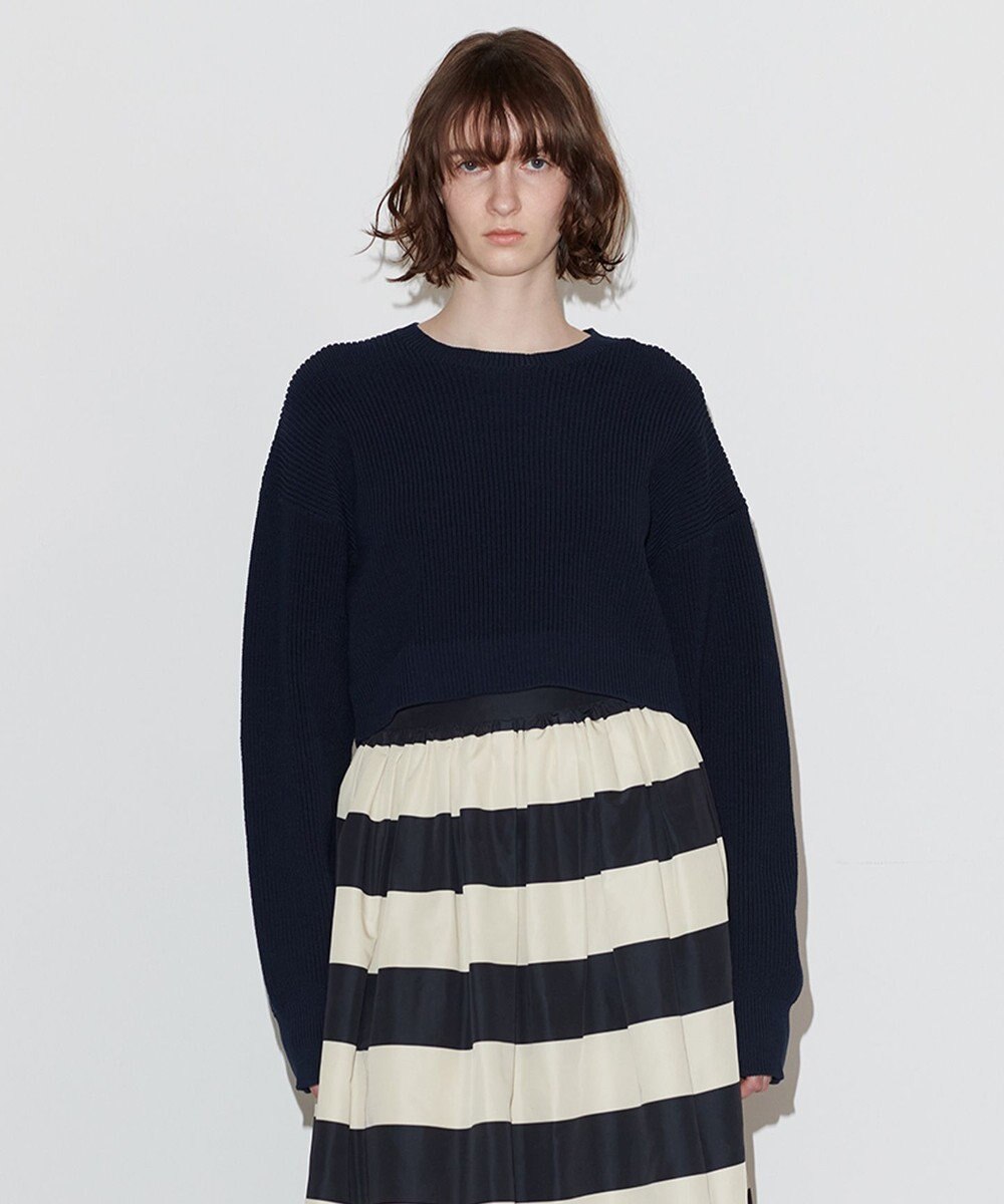 NAVE 【Nave 　洗える】ルピナス コットンニットトップス 