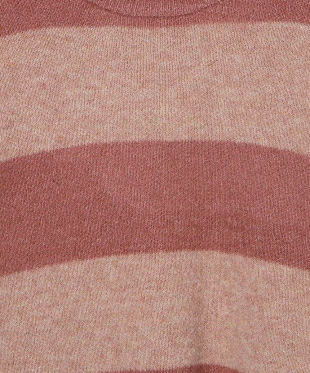 WEGO ボーダーフラッフィービッグニット 