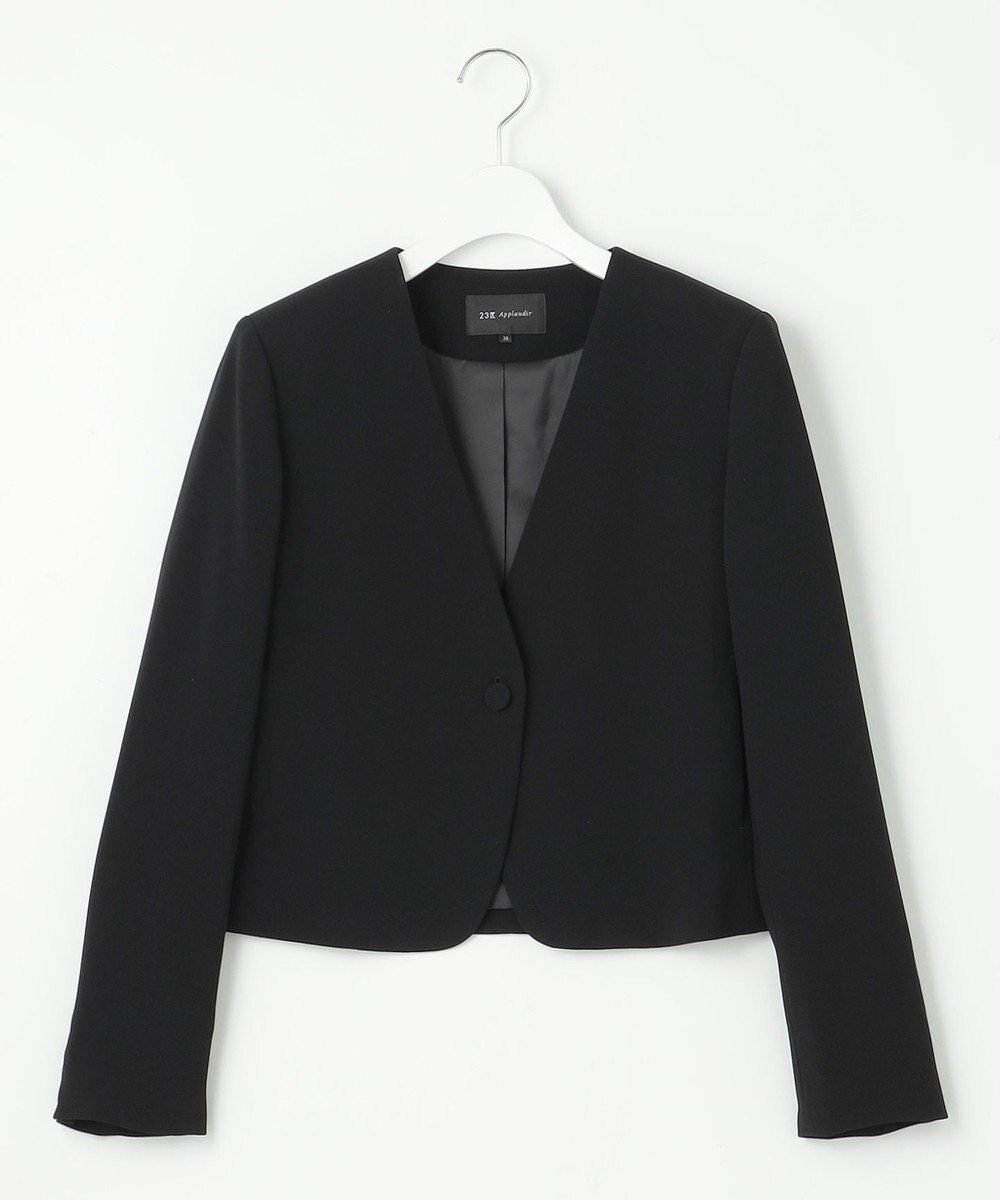 23区 【APPLAUDIR】クリアジョーゼット 3WAYコンパクトジャケット 