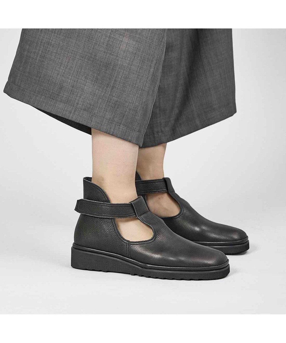 MODE ET JACOMO <D'ICI>ベルト付きサイドオープンブーツ 