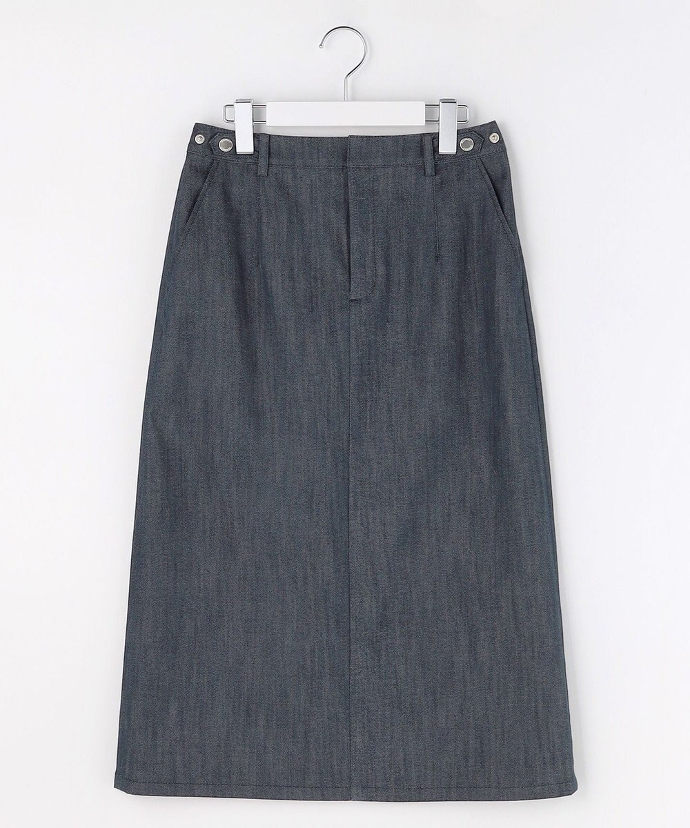 J.PRESS LADIES S 【WEB限定】セルロースシャンブレー ナロー スカート 