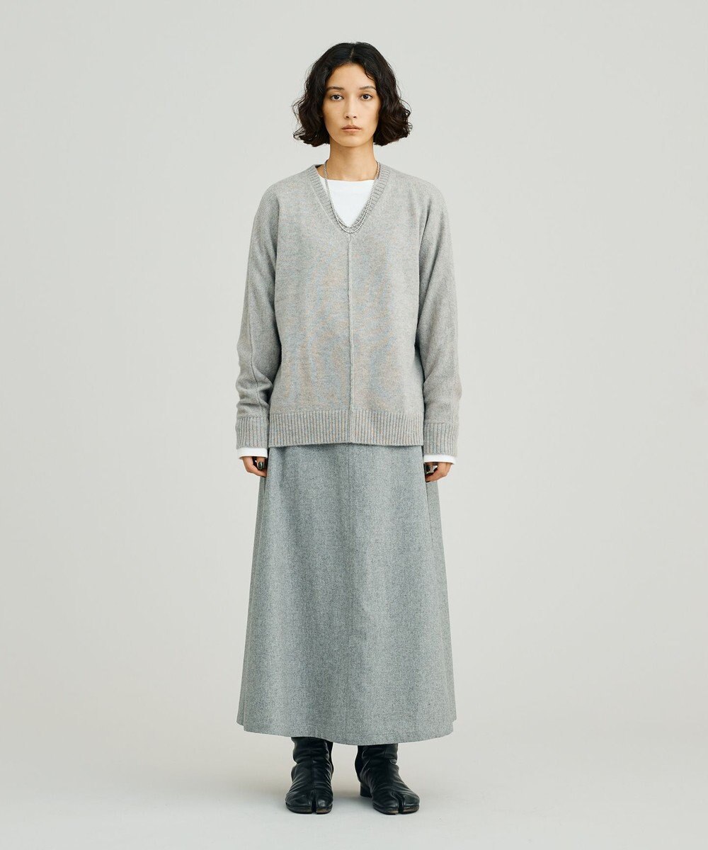 J.PRESS YORK STREET 【WOMEN】ウールカシミヤ ドルマンVニット 