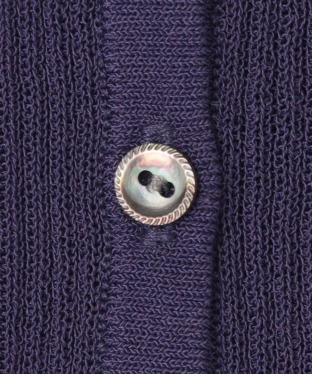 23区 L 【SLOW/一部店舗限定】シアーサマー リブ カーディガン 