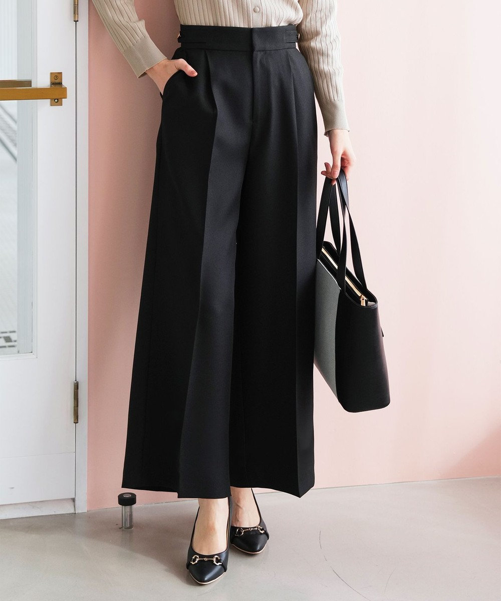 ANY SIS 【2WAY】サスペンダー付き ワイドパンツ 