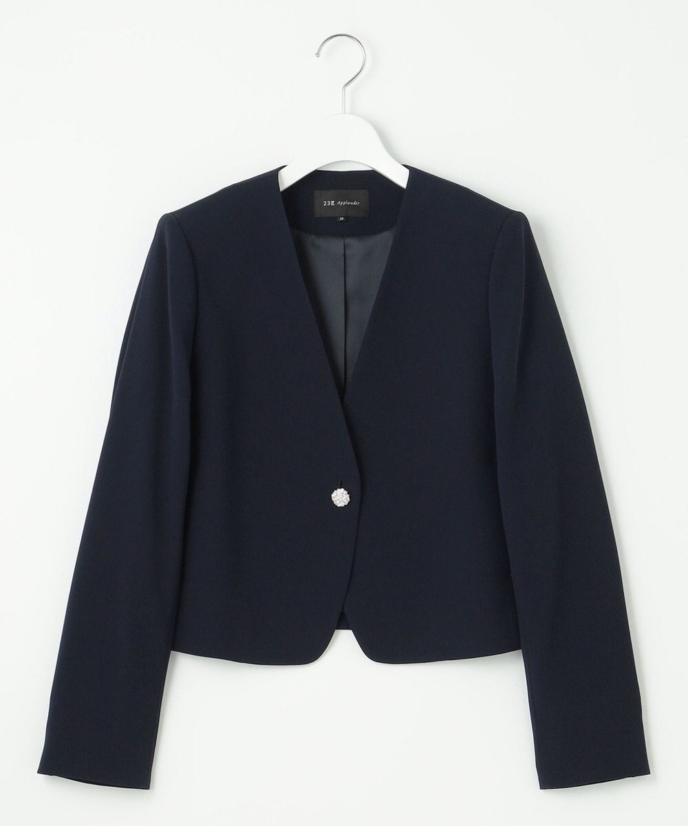 23区 【APPLAUDIR】クリアジョーゼット 3WAYコンパクトジャケット 